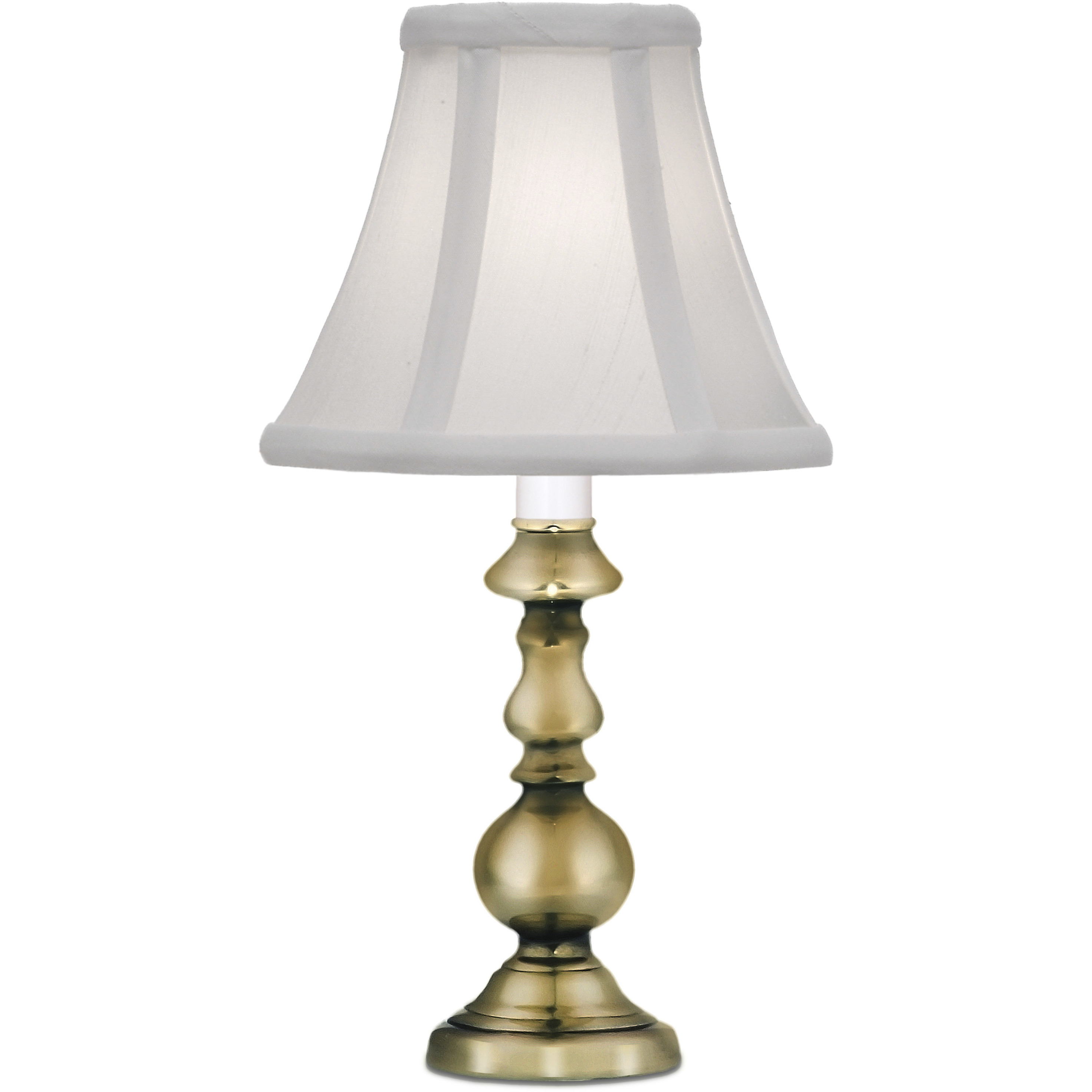 Ellie 11.5 inch 40 watt Burnished Brass Candle Lamp Portable Light